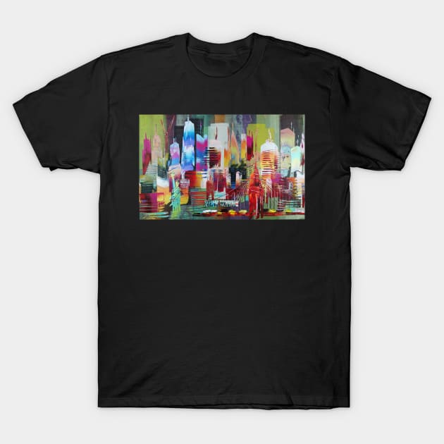 New York Wide 185 T-Shirt by artsale